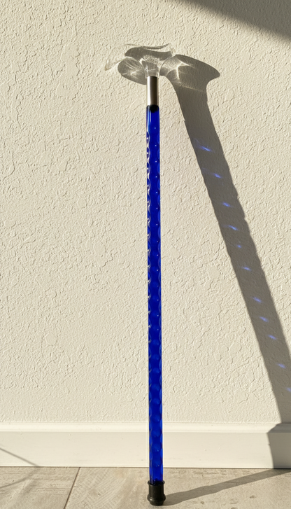 Royal Blue Acrylic Cane
