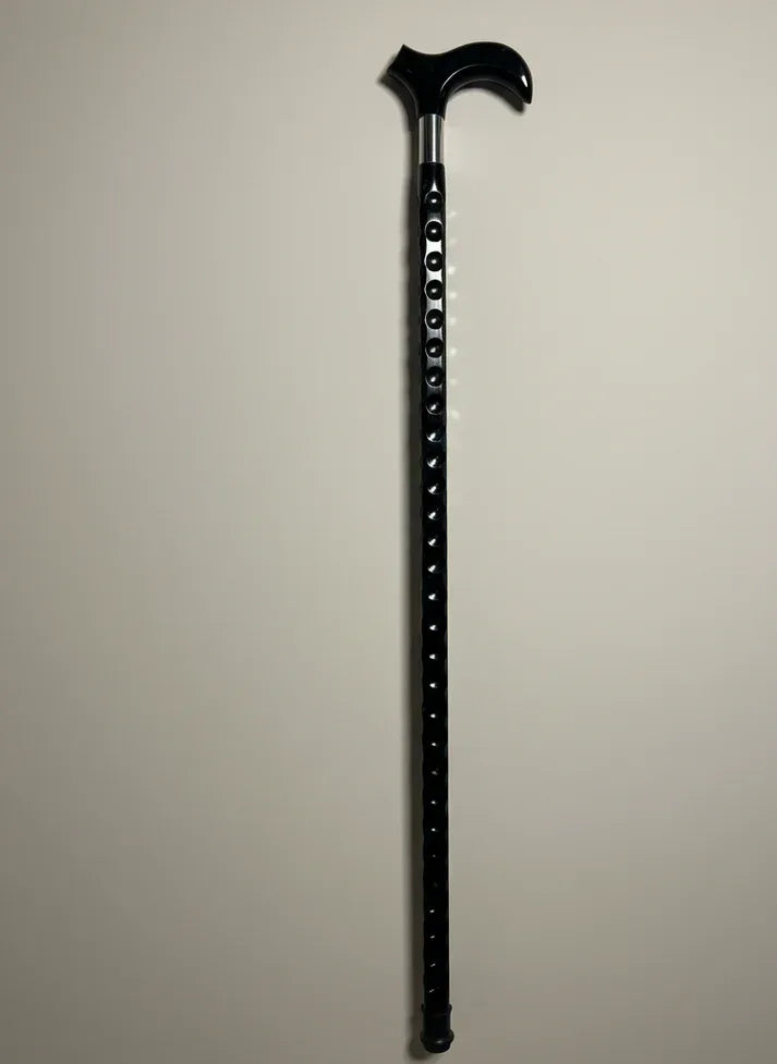 Black Acrylic Walking Stick – Support